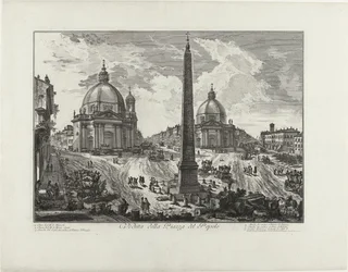 Vista de la Piazza del Popolo